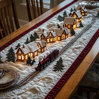Yuletide Express Quilted Table Runner GFTOMA5291