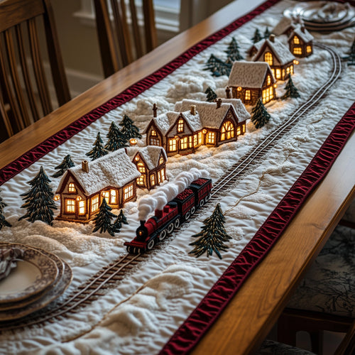 Yuletide Express Quilted Table Runner GFTOMA5291
