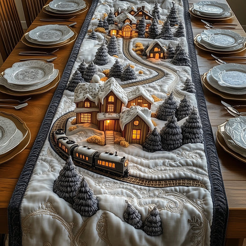 Yuletide Express Quilted Table Runner GFTOMA5292