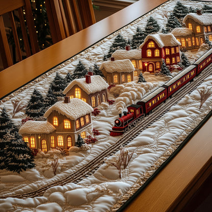 Yuletide Express Quilted Table Runner GFTOMA5293