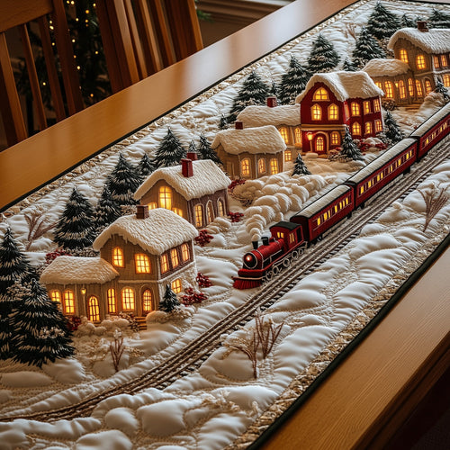 Yuletide Express Quilted Table Runner GFTOMA5293