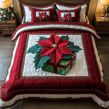 Poinsettia Elegance Duvet Cover Set GFTOMA5328