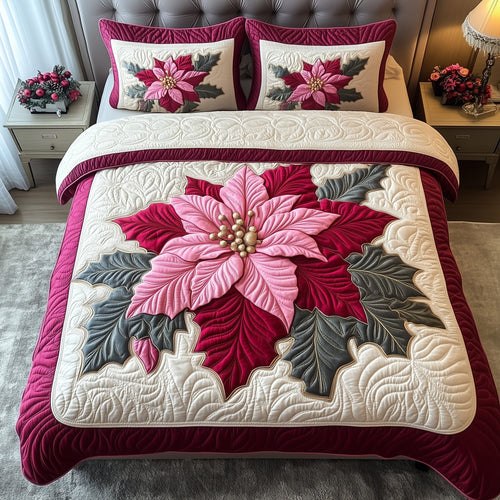 Poinsettia Elegance Duvet Cover Set GFTOMA5329