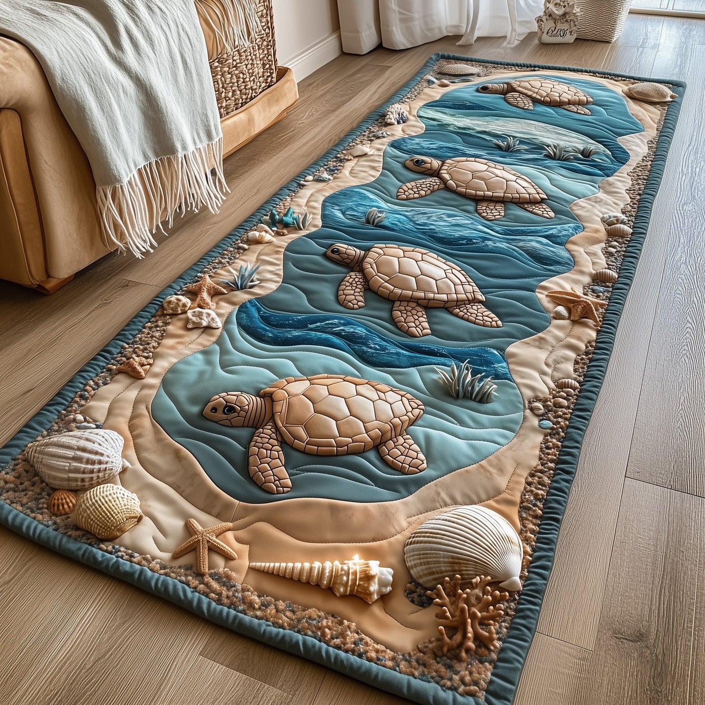 Turtle Runner Rug GFTOMA5401