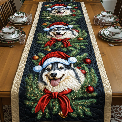 Festive Husky Quilted Table Runner GFTOMA5419