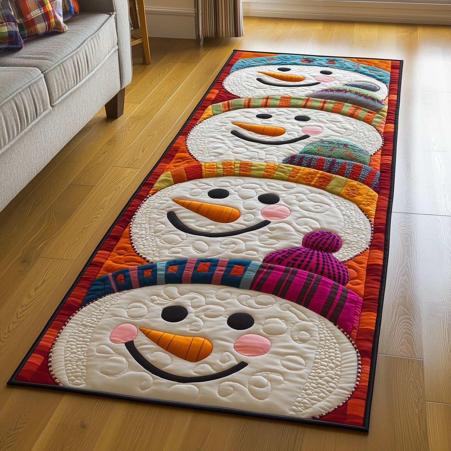 Snowman Lane Runner Rug GFTOMA5425