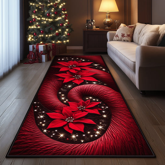 Poinsettia Bliss Runner Rug GFTOMA5469