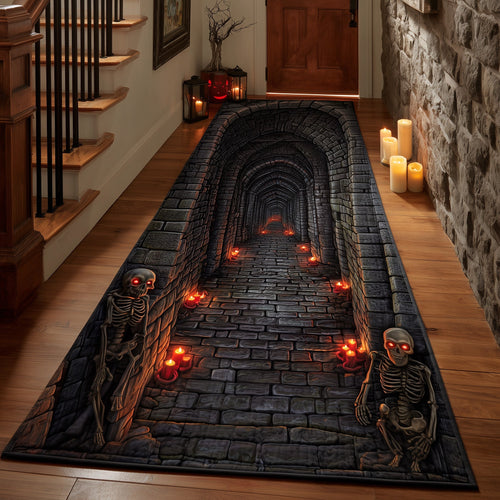 Spooky Skeleton Runner Rug GFTOMA5471