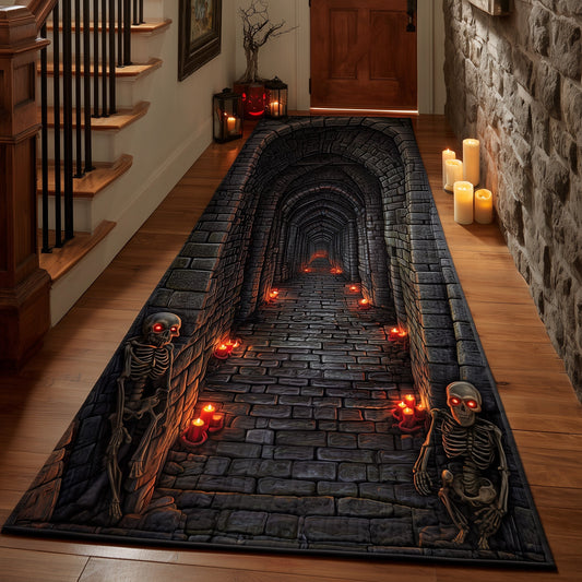 Spooky Skeleton Runner Rug GFTOMA5471
