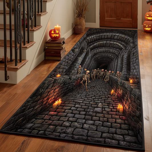 Spooky Skeleton Runner Rug GFTOMA5474