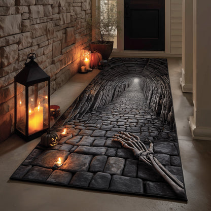 Spooky Skeleton Runner Rug GFTOMA5475