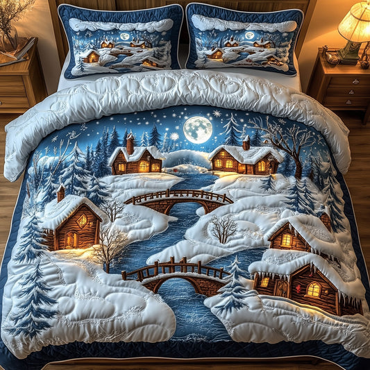 Winter Cabin Duvet Cover Set GFTOMA5501