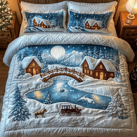Winter Cabin Duvet Cover Set GFTOMA5502