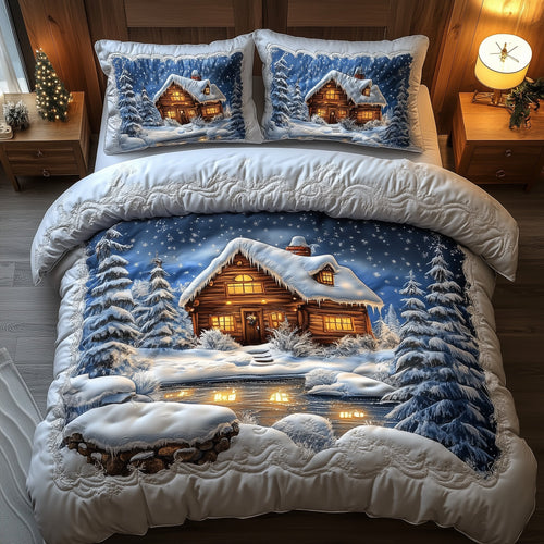 Winter Cabin Duvet Cover Set GFTOMA5503