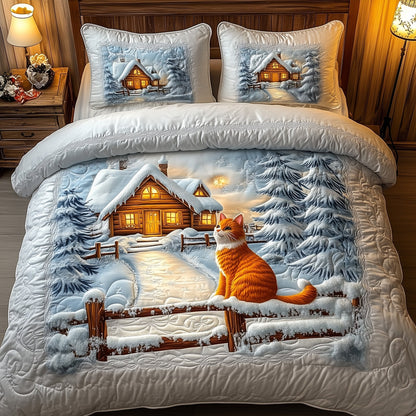 Winter Cabin Duvet Cover Set GFTOMA5505