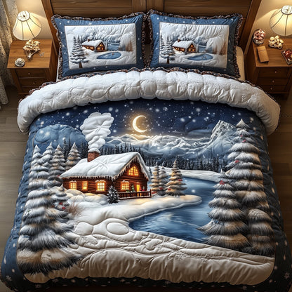 Winter Cabin Duvet Cover Set GFTOMA5508