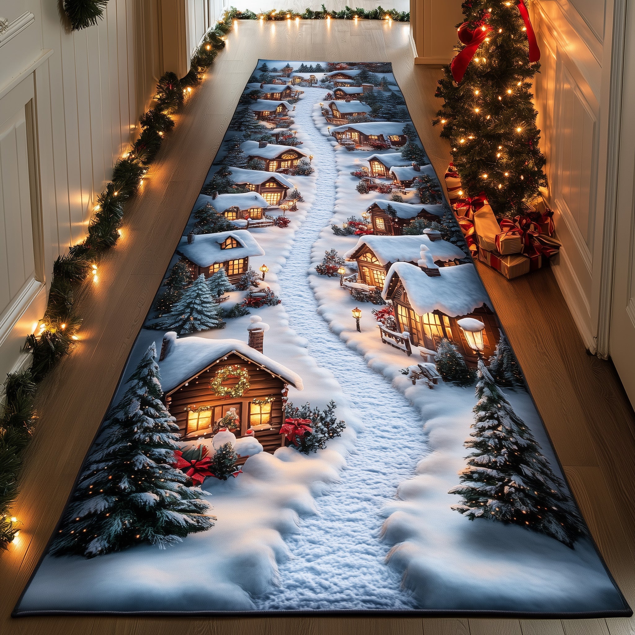 Yuletide Path Runner Rug GFTOMA5533 – Patchique Store