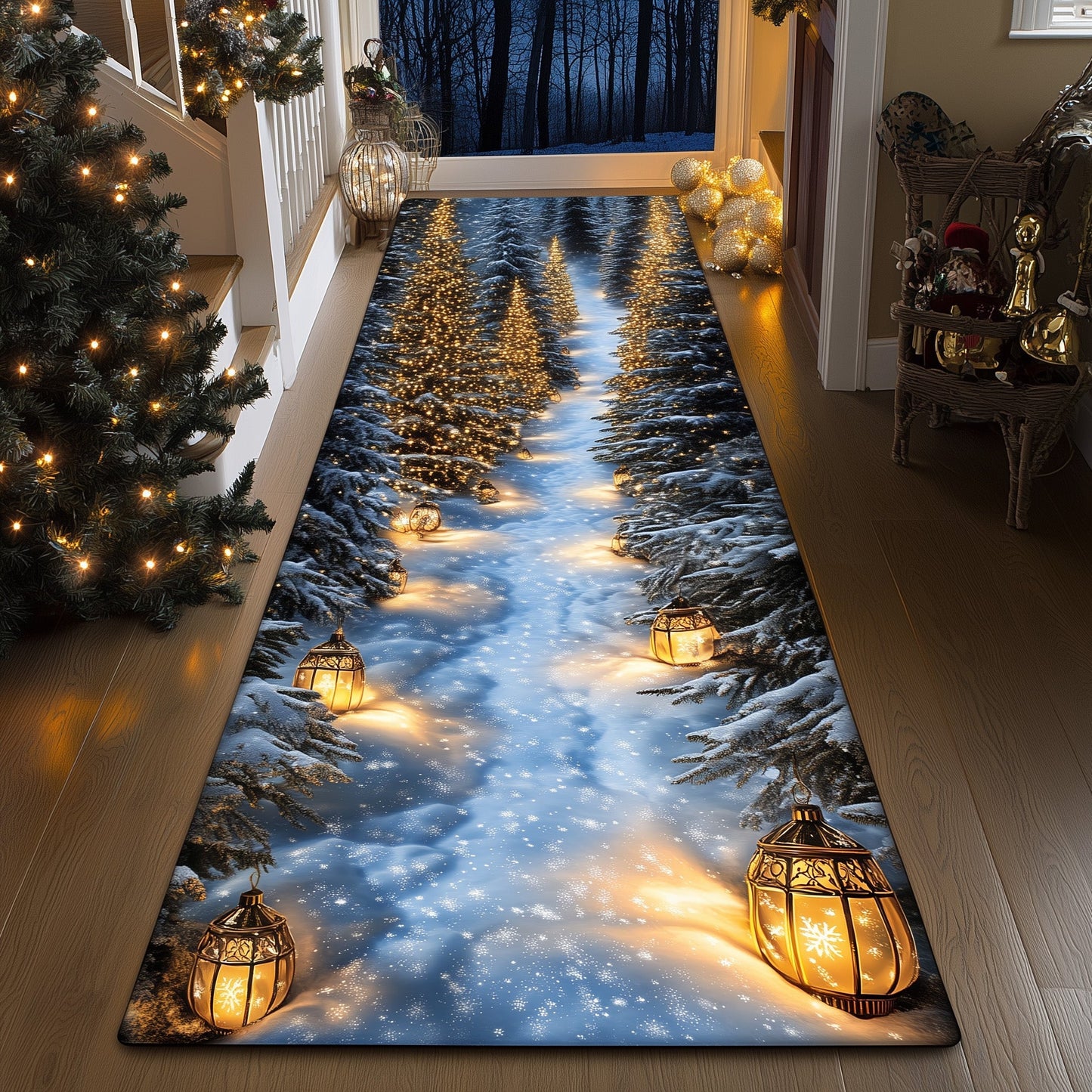 Yuletide Path Runner Rug GFTOMA5536