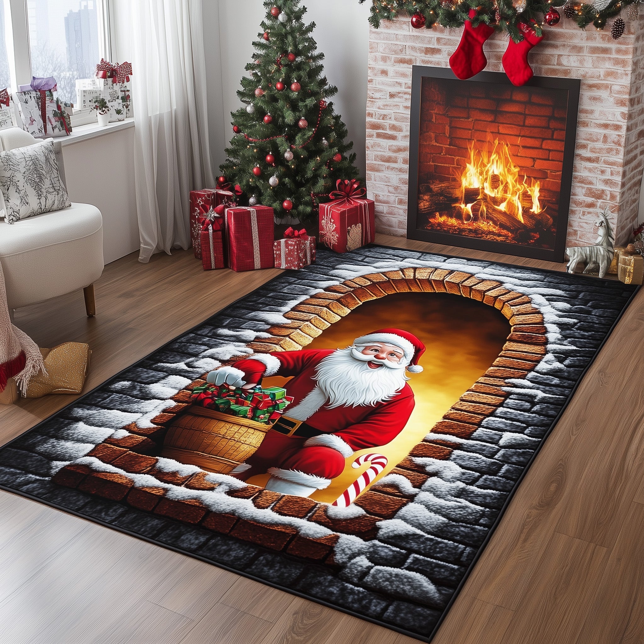 Jolly Santa Area Rug GFTOMA5591 – Patchique Store