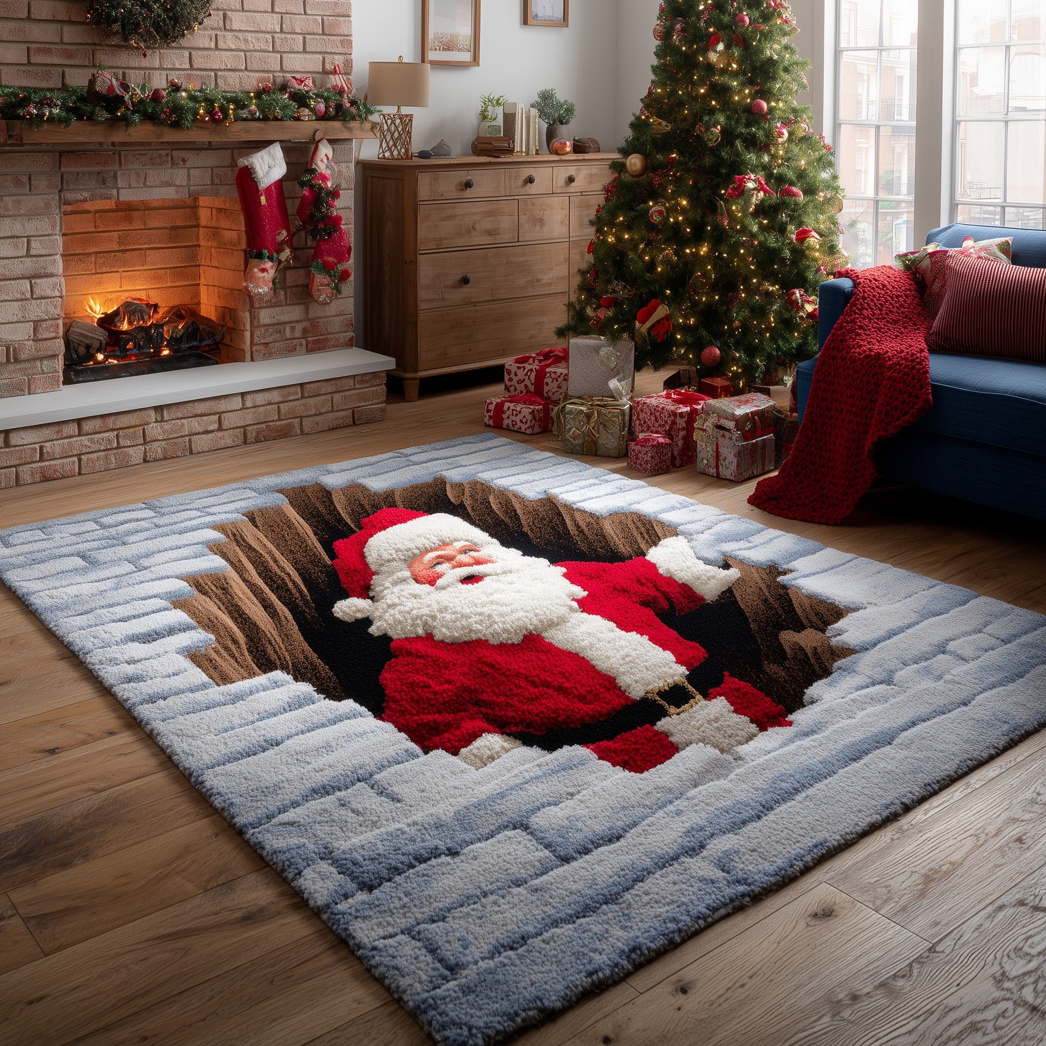 Jolly Santa Area Rug GFTOMA5593 – Patchique Store