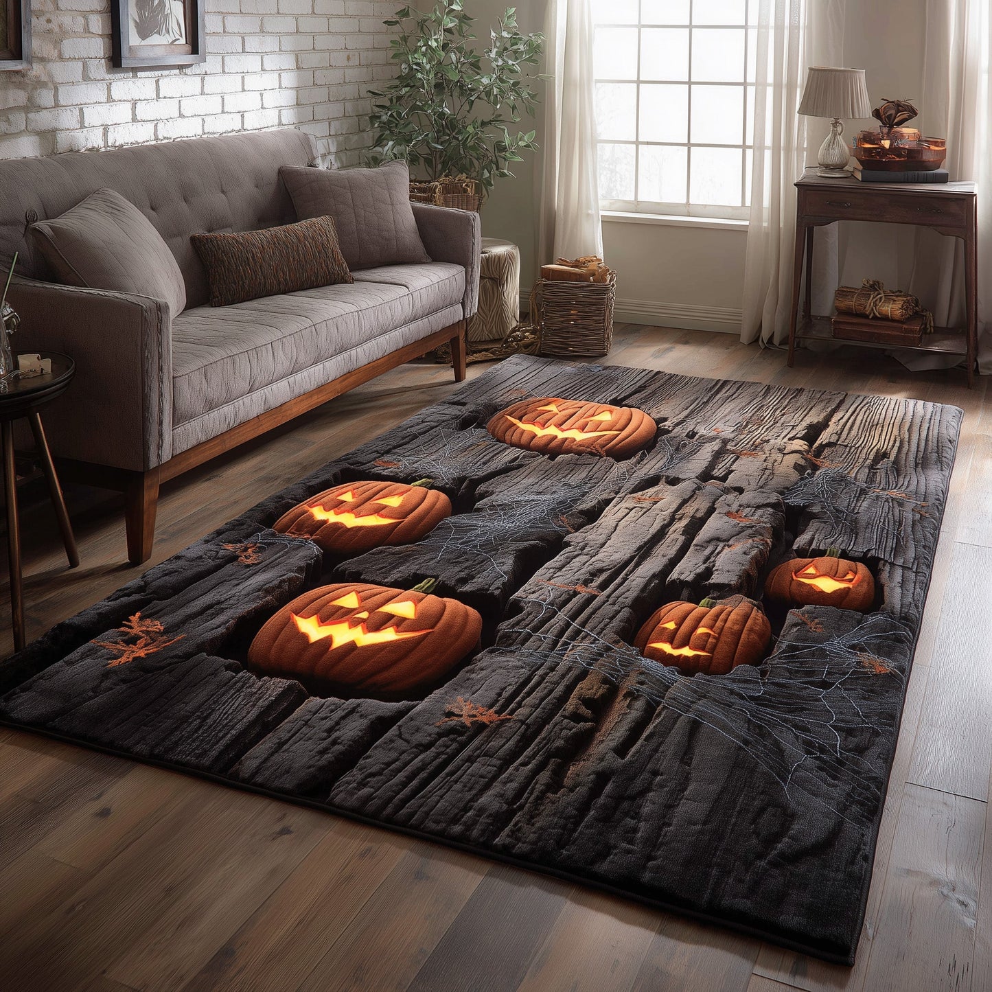 Pumpkin Nightmare Area Rug GFTOMA5600