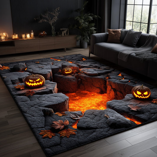 Pumpkin Nightmare Area Rug GFTOMA5602