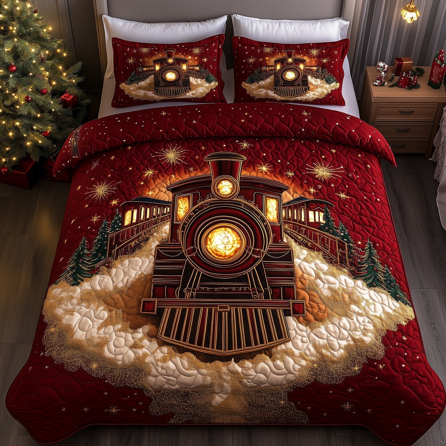 Yuletide Express Duvet Cover Set GFTOMA5616