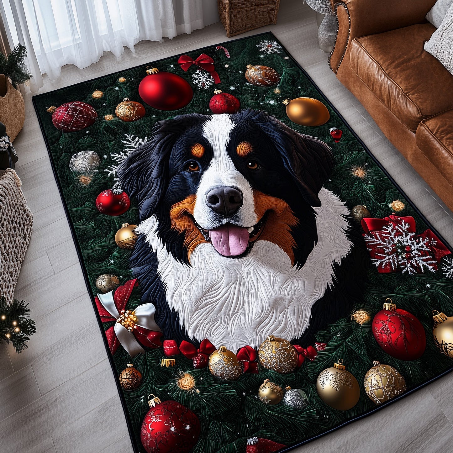 Bernese Mountain Area Rug GFTOMA5654