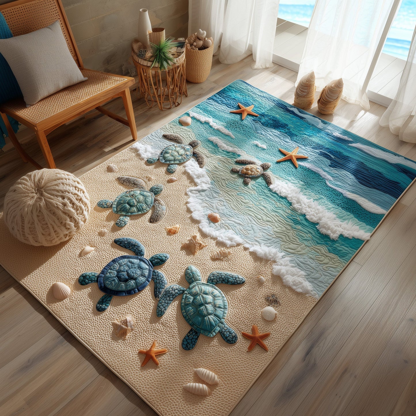 Turtle Area Rug GFTOMA5664