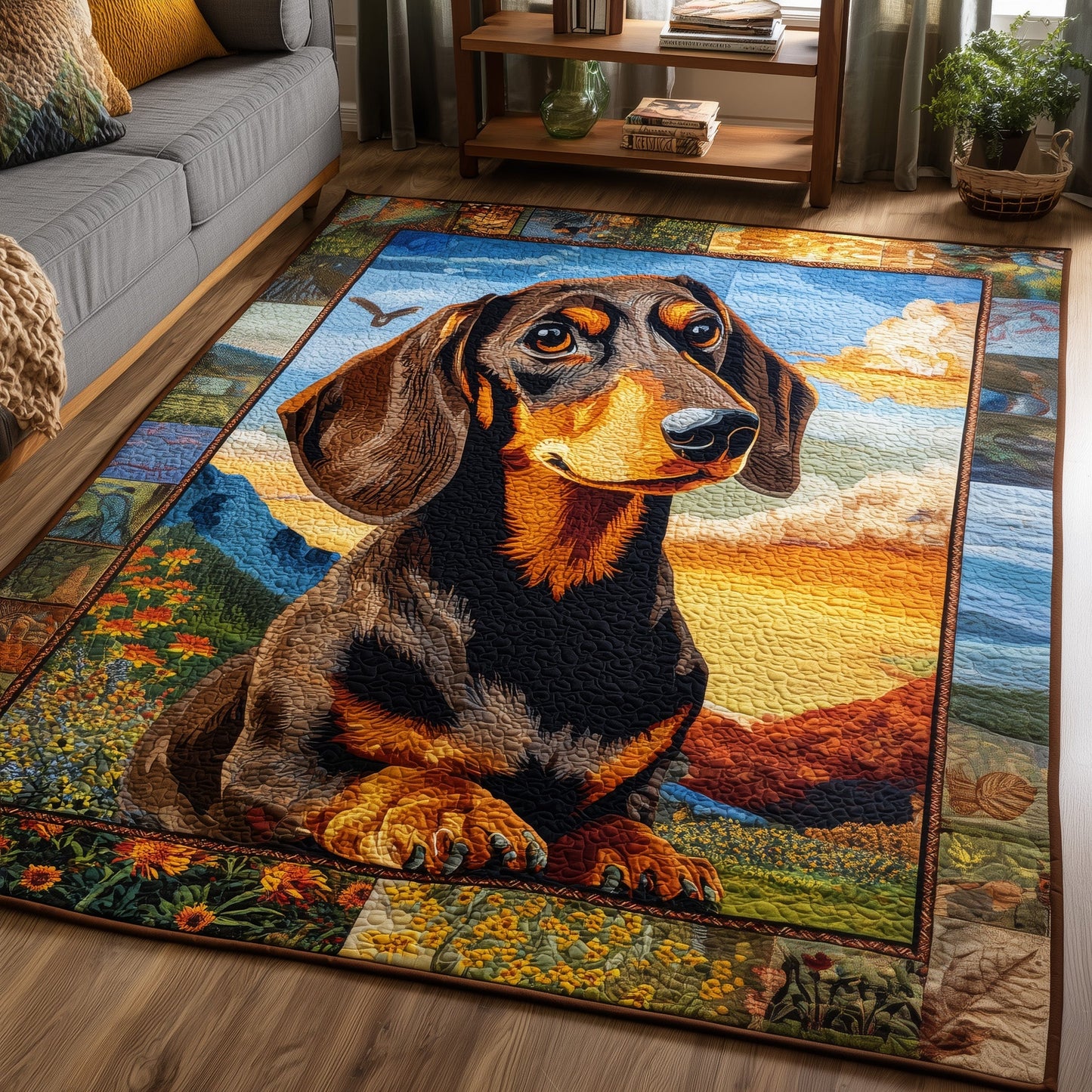 Dachshund Area Rug GFTOMA5667
