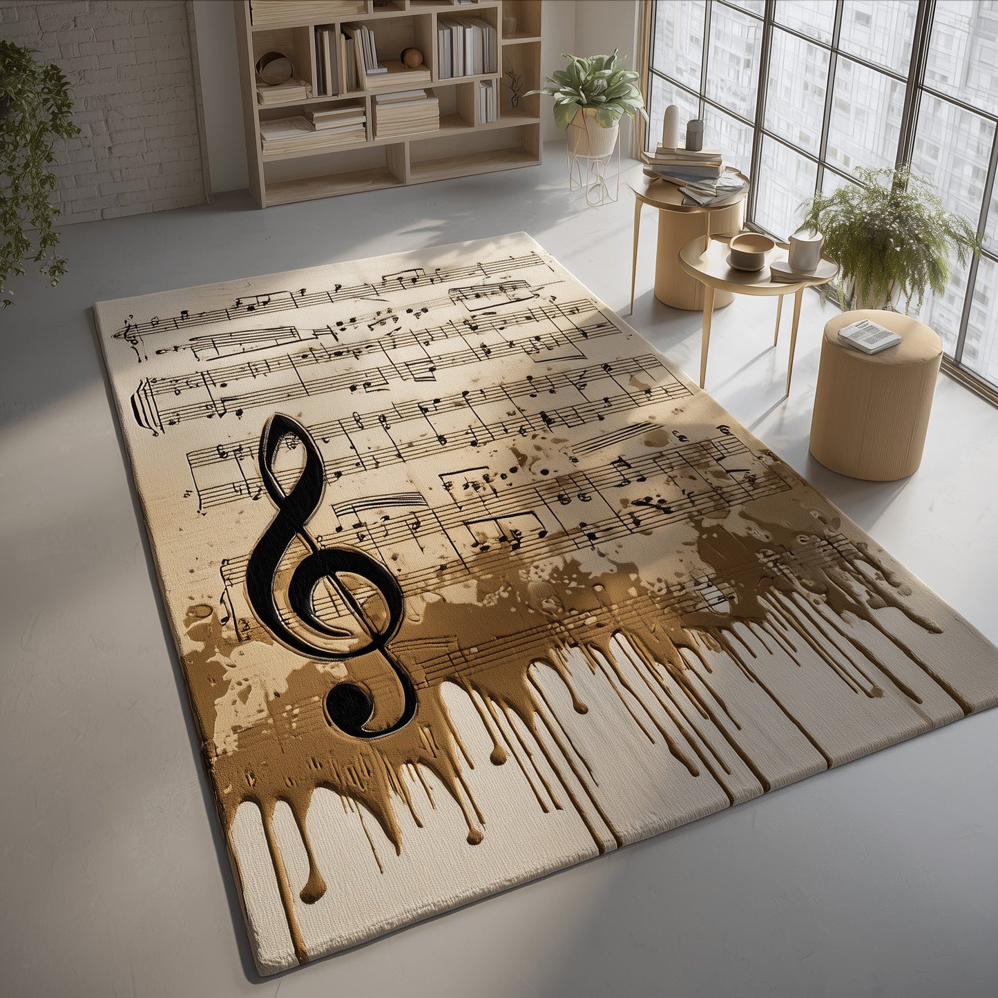 Music notes Area Rug GFTOMA5712