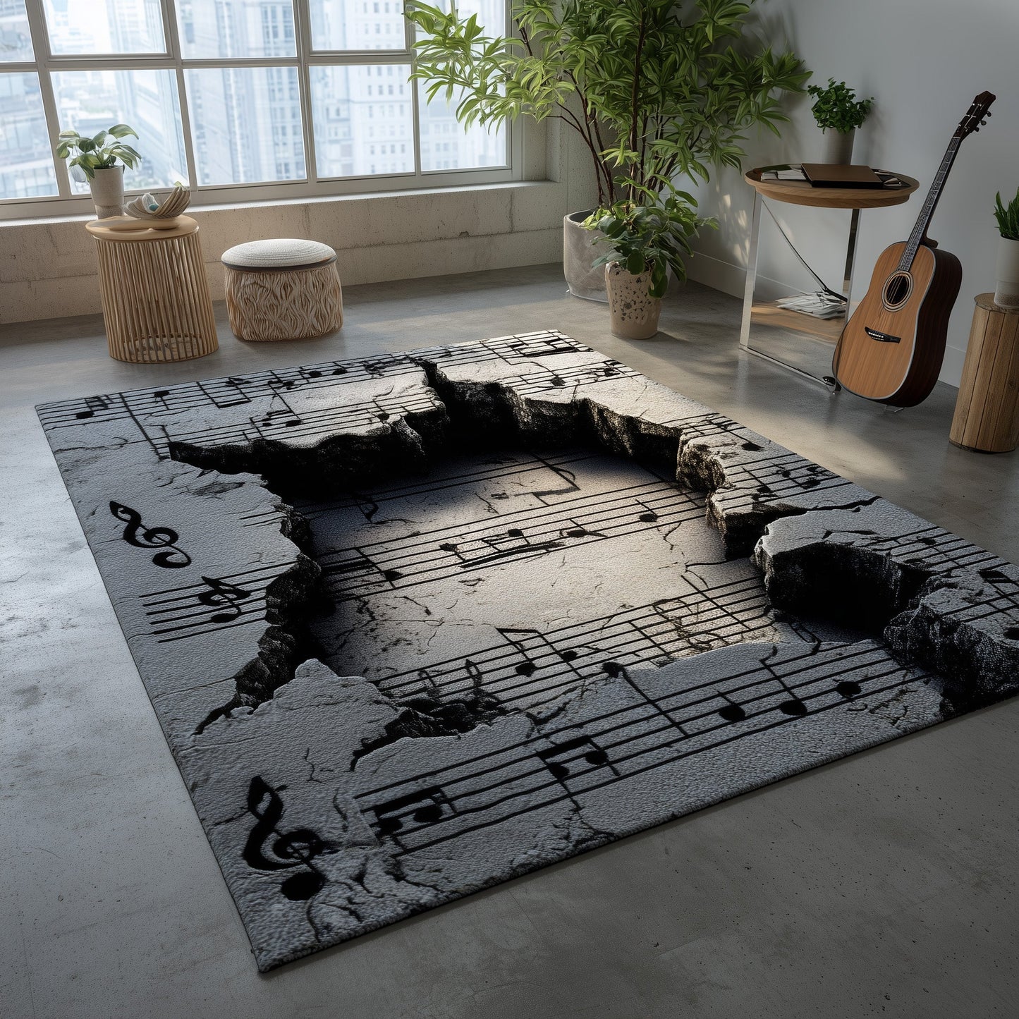 Music notes Area Rug GFTOMA5714