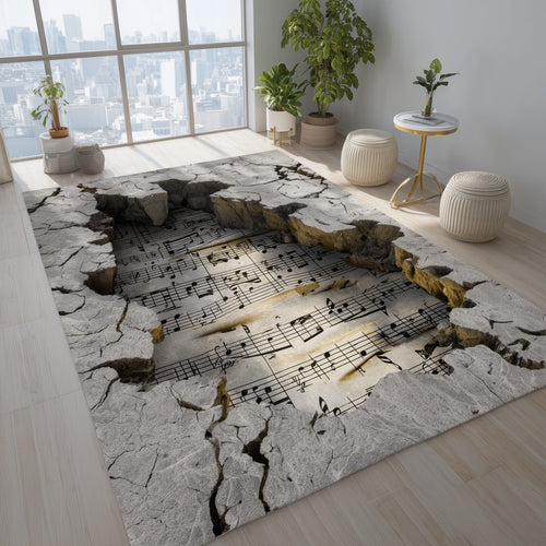 Music notes Area Rug GFTOMA5715