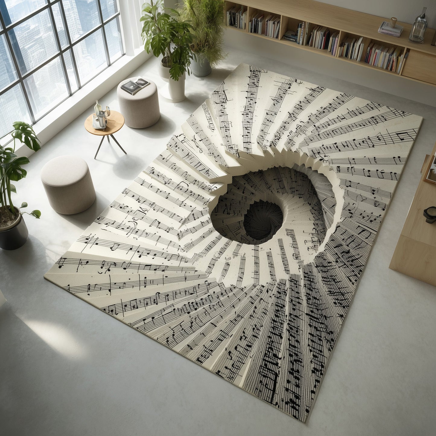 Music notes Area Rug GFTOMA5717