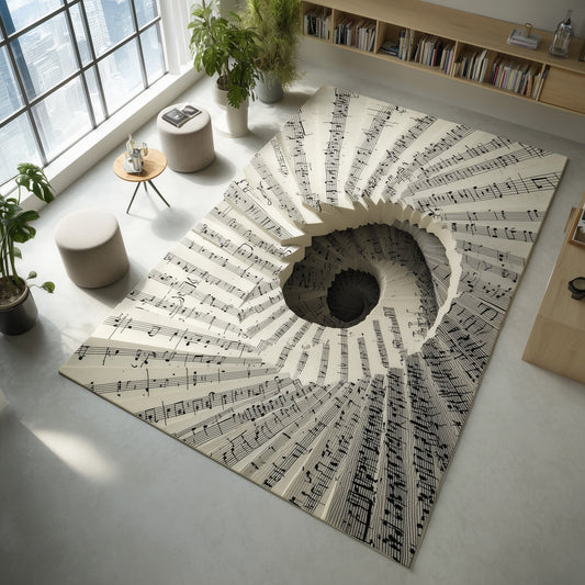 Music notes Area Rug GFTOMA5717