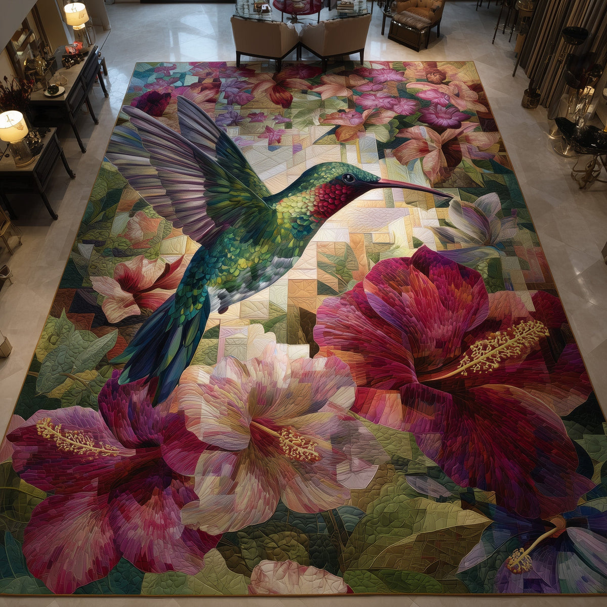 Patchique Rugs Hummingbird Area Rug GFTOMA5757 – Patchique Store
