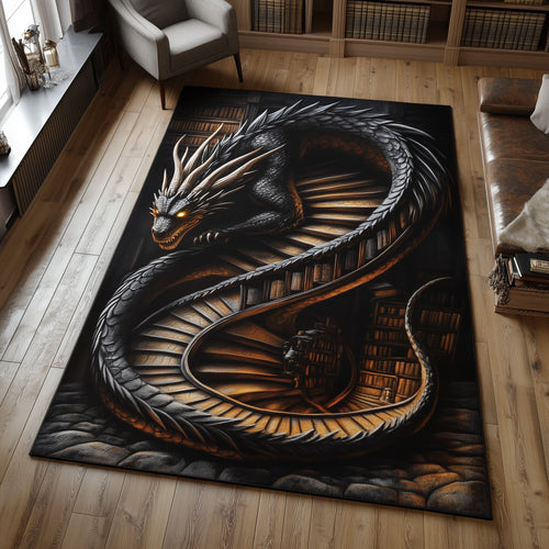 Library Dragon Area Rug GFTOMA5765