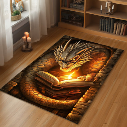 Library Dragon Area Rug GFTOMA5767