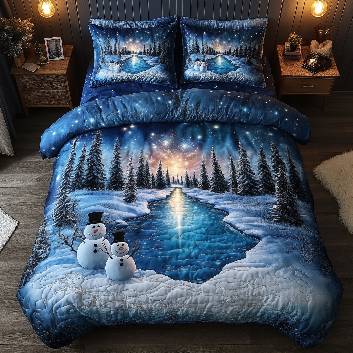 Snowman Lane Duvet Cover Set GFTOMA5778