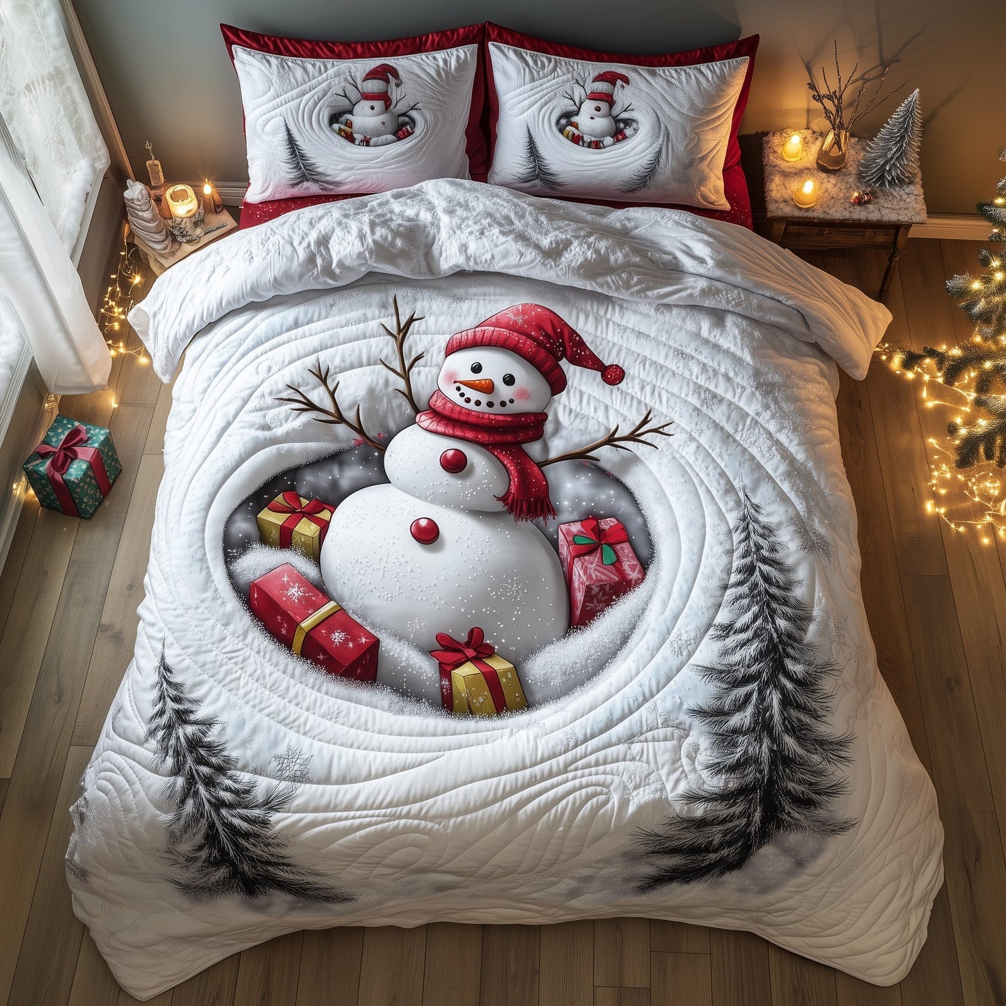 Snowman Lane Duvet Cover Set GFTOMA5781