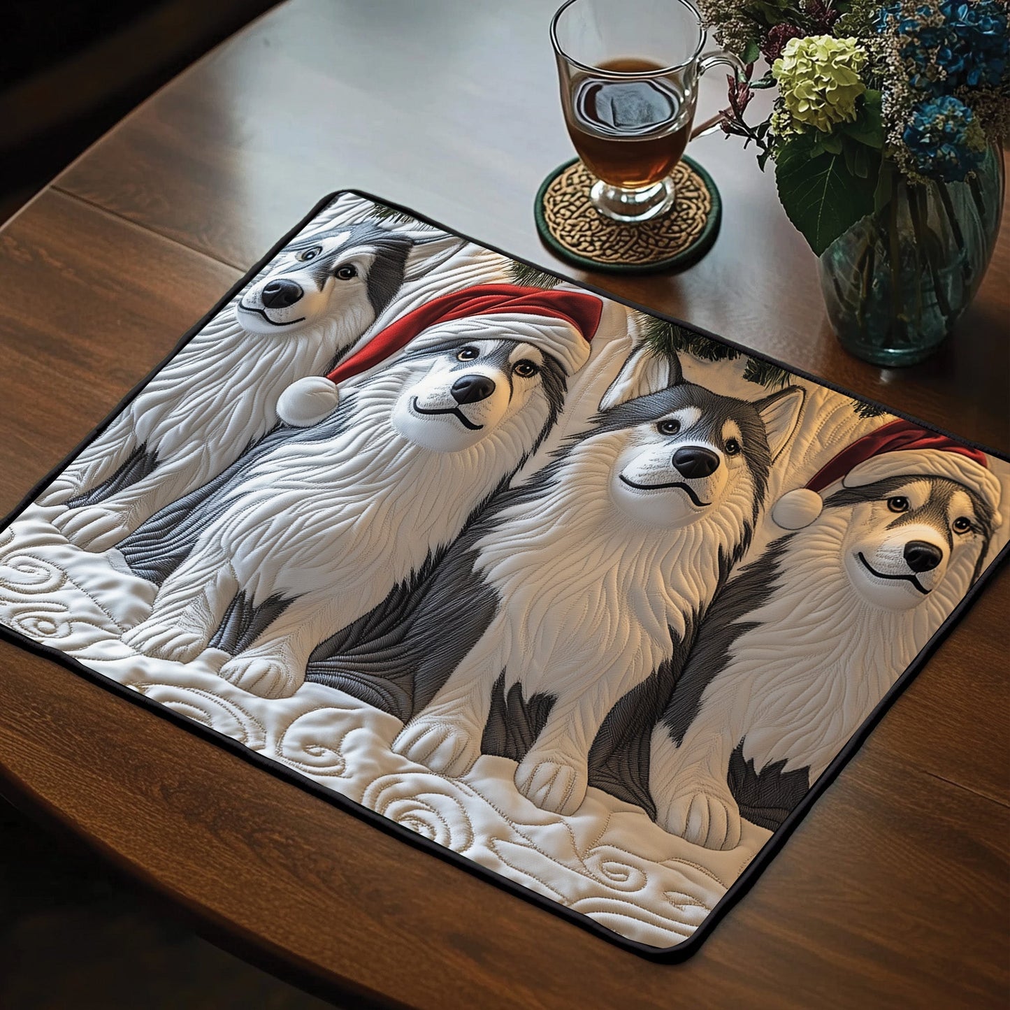 Festive Husky Quilted PlaceMat GFTOMA5838