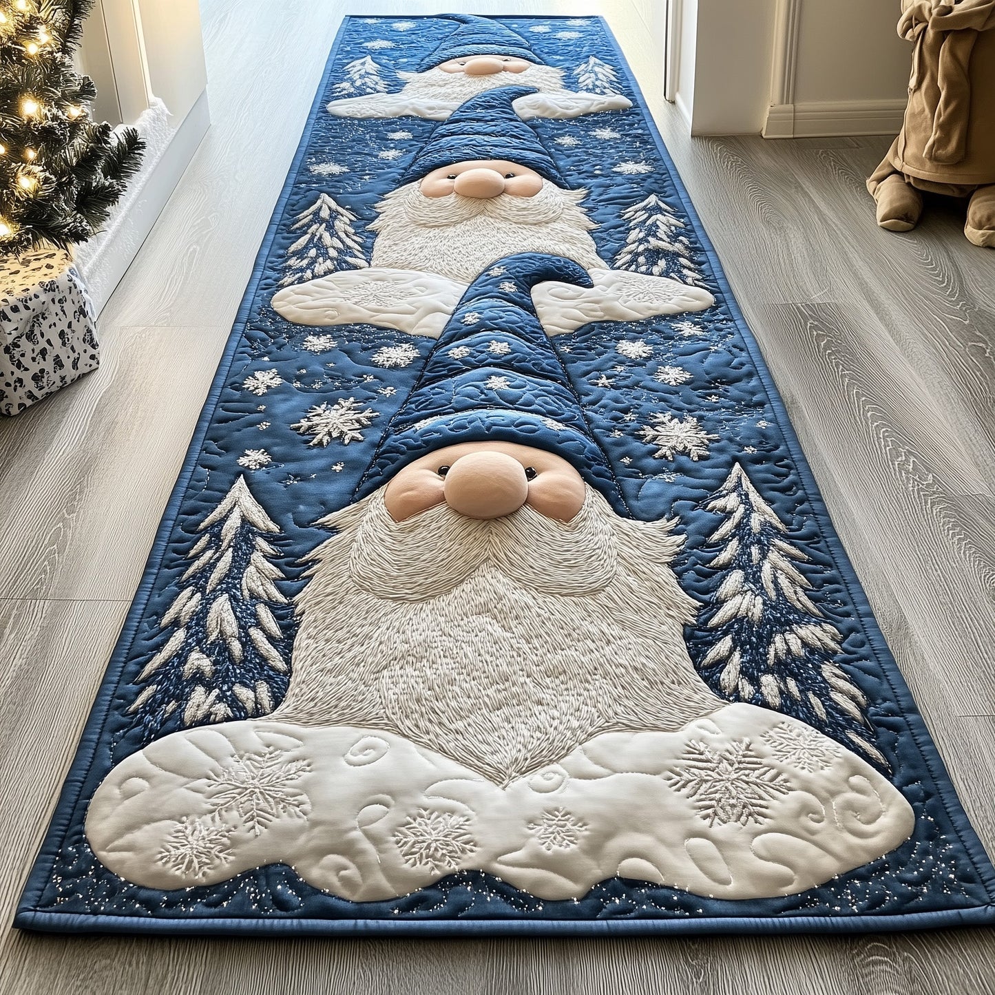 Snowy Gnome Runner Rug GFTOMA5859