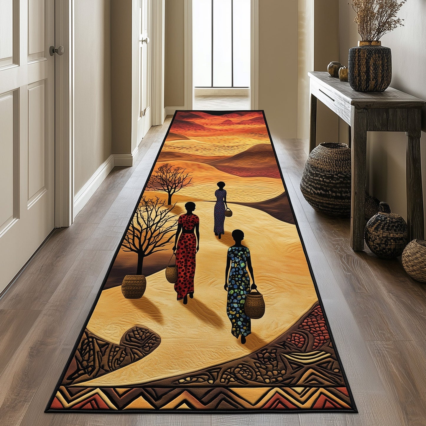 African Sunlight Runner Rug GFTOMA5913