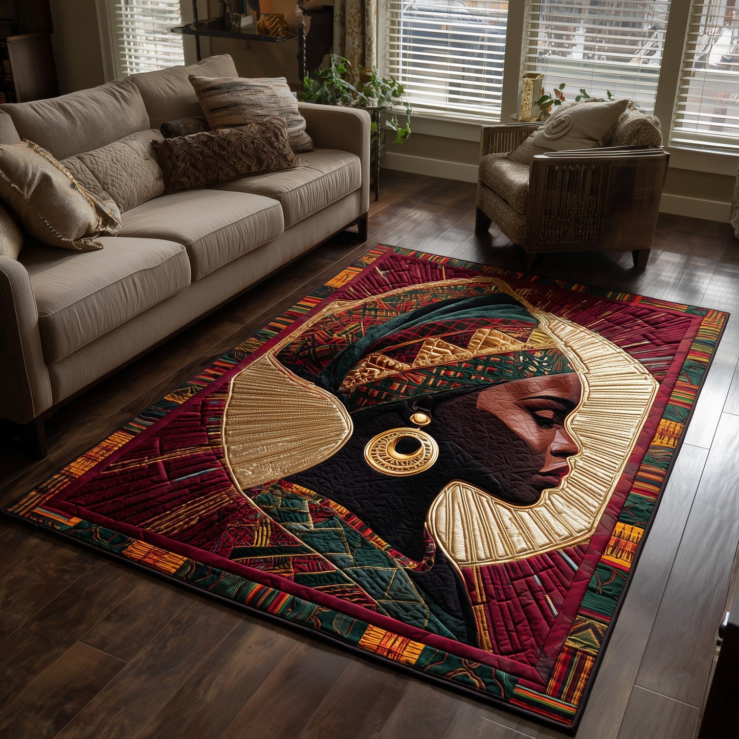 Golden Queens Area Rug GFTOMA5918
