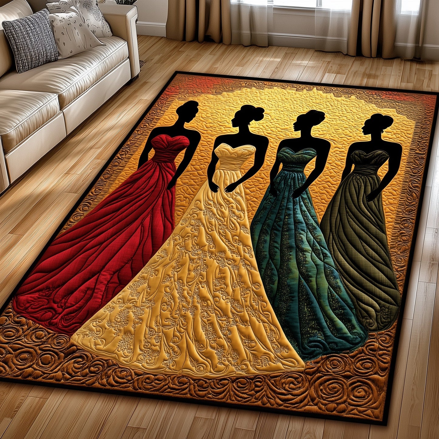 Golden Queens Area Rug GFTOMA5919