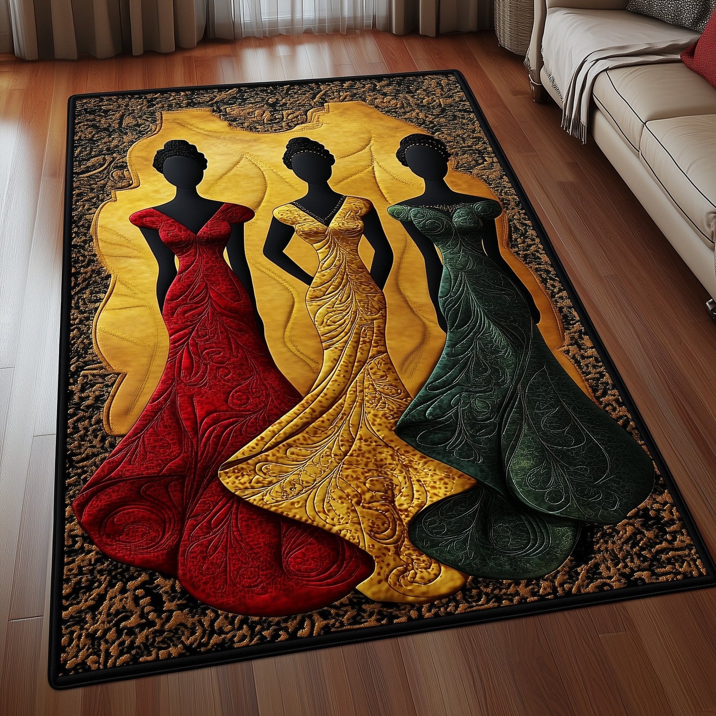 Golden Queens Area Rug GFTOMA5921