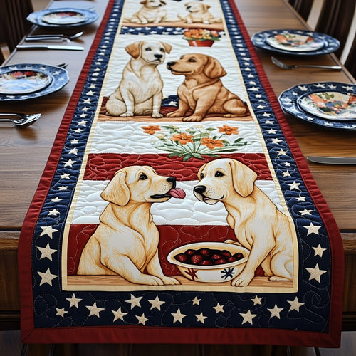 Labrador Retriever Quilted Table Runner GFTOMA592