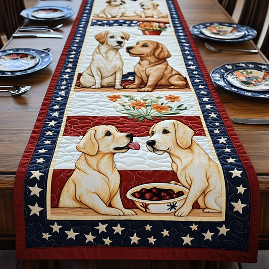 Labrador Retriever Quilted Table Runner GFTOMA592