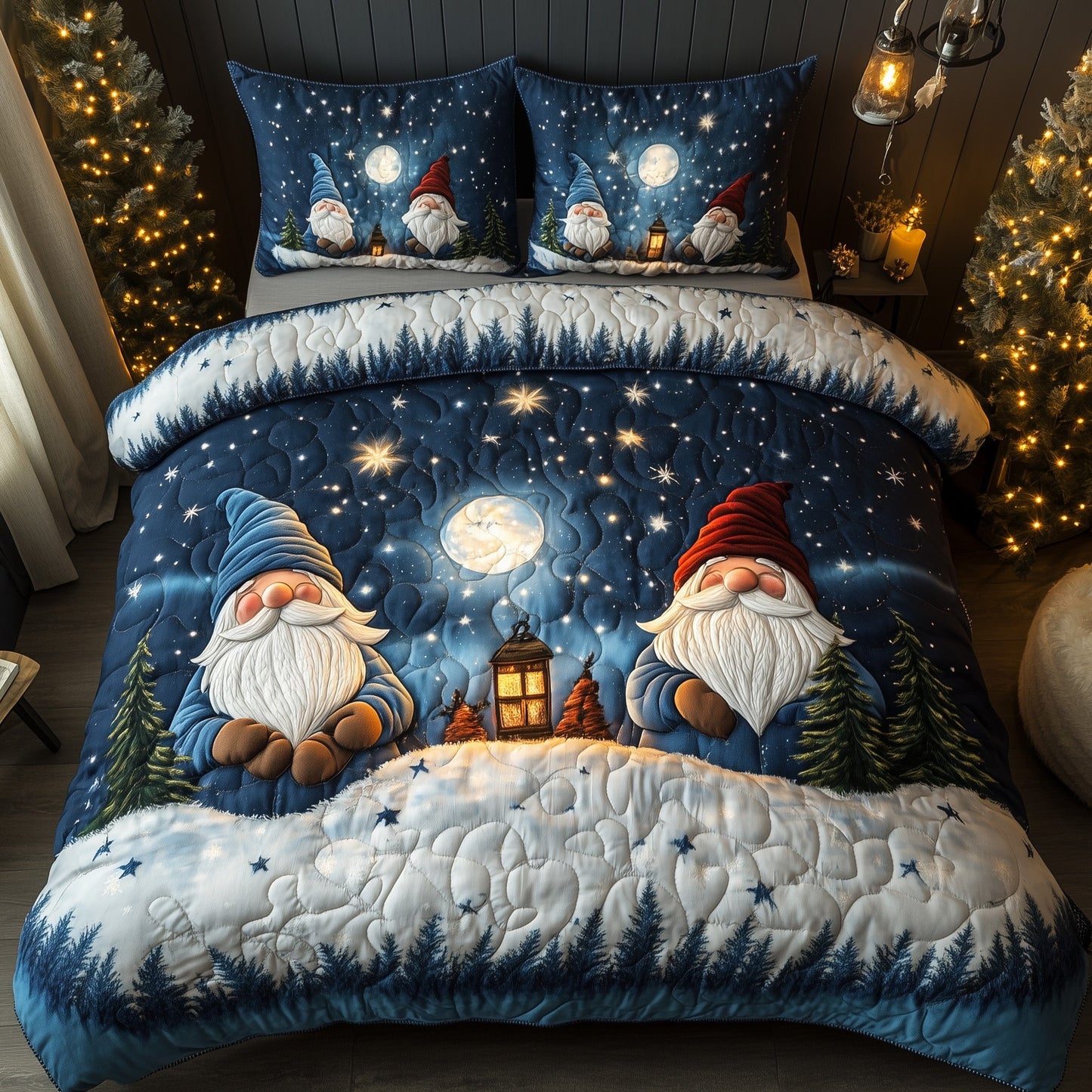 Snowy Gnome Duvet Cover Set GFTOMA5942