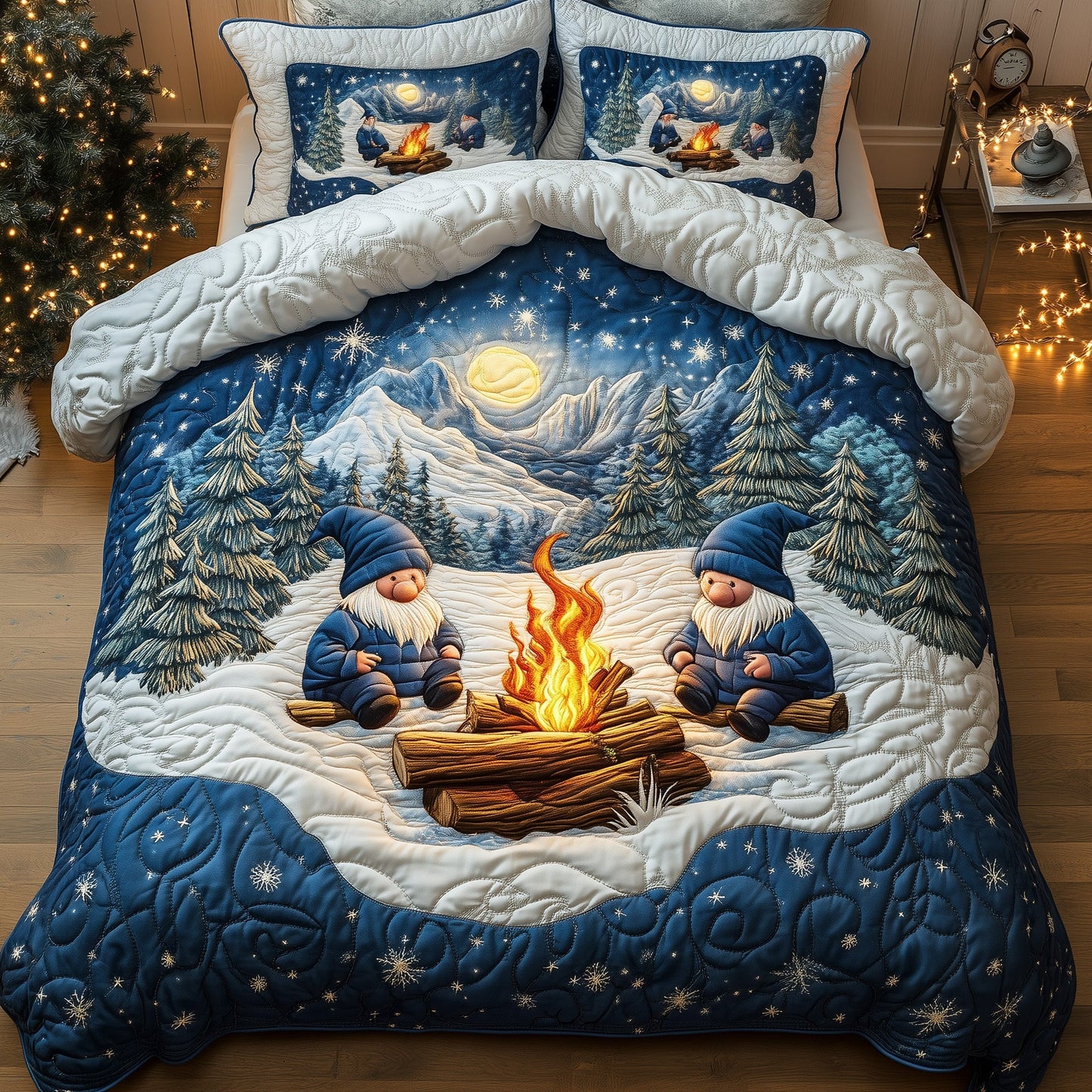Snowy Gnome Duvet Cover Set GFTOMA5945